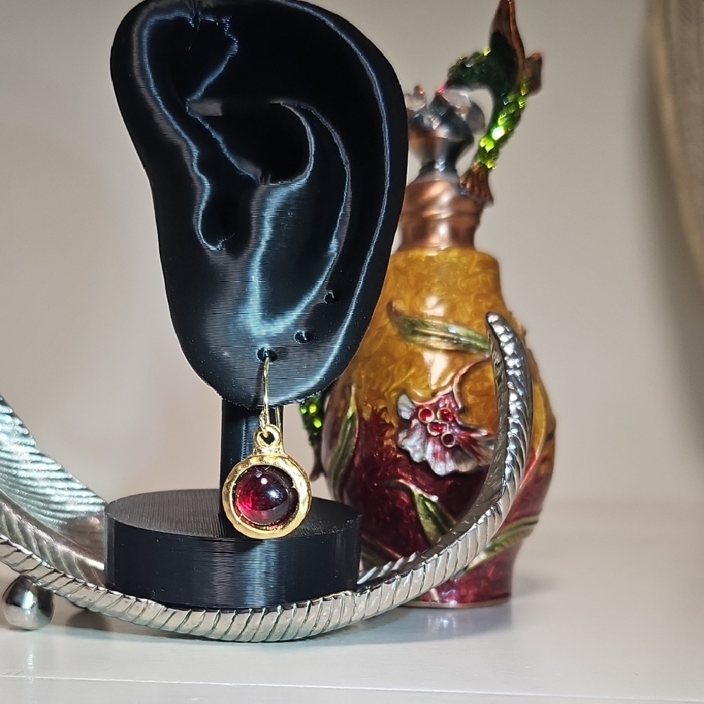 Garnet earrings